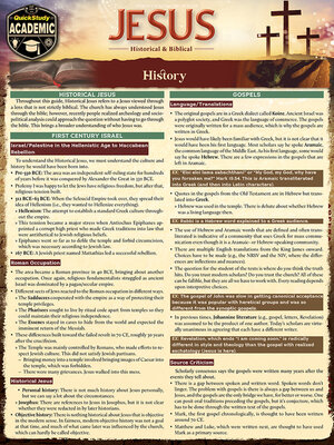 cover image of Jesus--Historical & Biblical